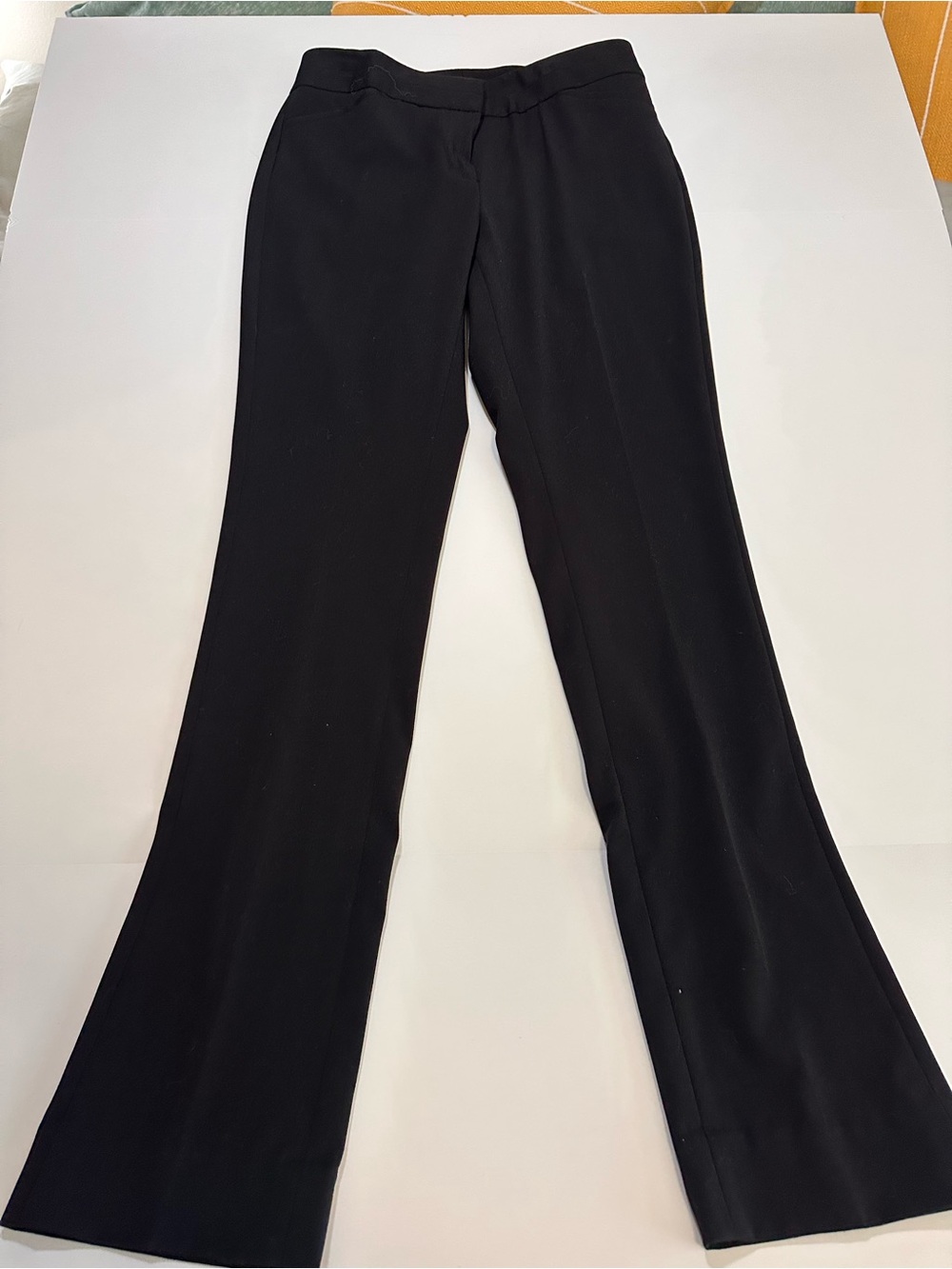 White House Black Market Black Boot-Cut Dress Pants